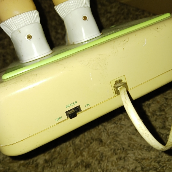 VINTAGE Cabbage Patch Phone w/ ORIGINAL Cords (A True GEM) - Picture 14 of 15